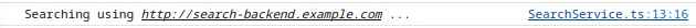Console contains the property’s default value.